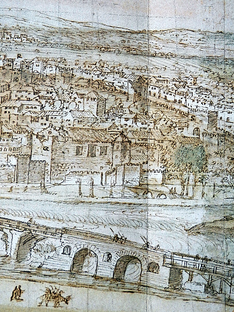 La alcazaba de Talavera en el siglo XVI. En ella se desarrollan parte de los hechos.