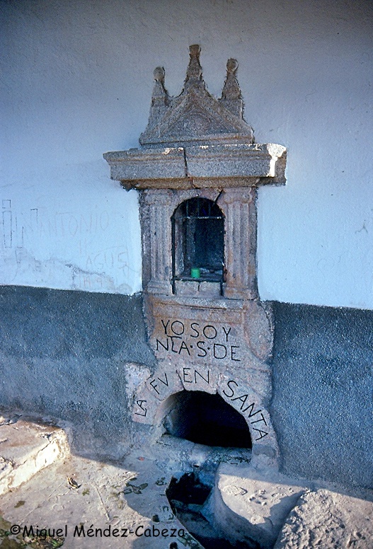 Fuente de la ermita de la Virgen de la Fuensanta en La Iglesuela